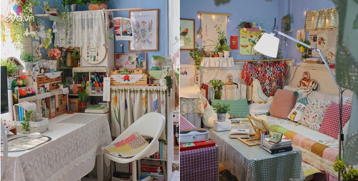 View - 9X độc thân chi tiền cải tạo phòng trọ 7 sắc cầu vồng, ban công 1m2 cực chill