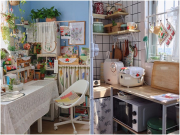 9X độc thân chi tiền cải tạo phòng trọ 7 sắc cầu vồng, ban công 1m2 cực chill