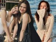 Thời trang - Xưa nhường Huyền Lizzie chiếm spotlight, Phanh Lee nay đi biển diện kín trên hở dưới đẹp như tiên cá