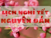 Tin tức - Thủ tướng chính thức chốt phương án nghỉ Tết Giáp Thìn năm 2024