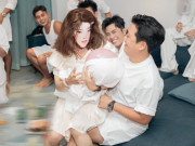 Giải trí - Nhã Phương bận trông con phải tỉnh ngủ khi thấy Trường Giang thân mật với "gái lạ"