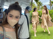 Làm đẹp - Chân dung nàng phụ dâu nổi nhất Vbiz: Mặt hoa da phấn đẹp như cô dâu, đi chân đất vẫn tỏa sáng