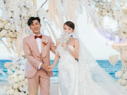Giải trí - Khung cảnh hôn lễ "cổ tích" trên biển của Gin Tuấn Kiệt - Puka: Cô dâu khóc nức nở trong đám cưới