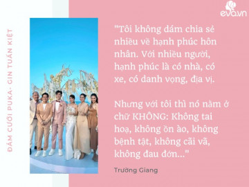 Những lần Trường Giang nhắn nhủ các cặp đôi trong đám cưới nghe thấm thía: Hạnh phúc nằm ở chữ Không