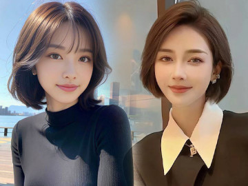 3 kiểu tóc hot nhất trong thu đông 2023, gọt mặt tròn và che mặt vuông hiệu quả