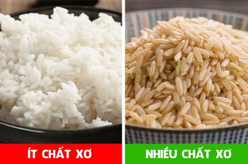 Nên trộn gạo trắng với gạo lứt. Gạo lứt giàu chất xơ, ức chế cơ thể hấp thụ quá nhiều đường và chất béo. Đồng thời, nó chứa tinh bột kháng khó tiêu, no lâu, giúp nâng cao khả năng tập trung và sức bền, loại bỏ chất thải khỏi cơ thể.
