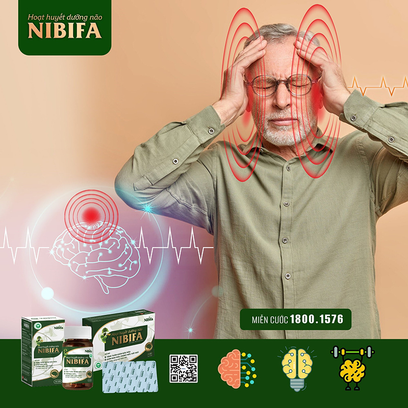 Tăng tuần hoàn máu với Hoạt huyết dưỡng não của Nibifa