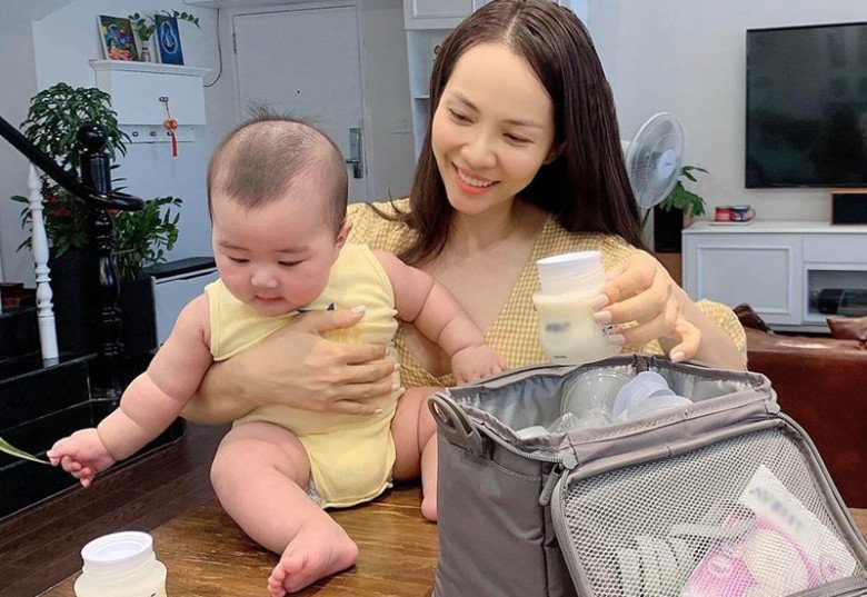 Vợ 3 của Chi Bảo làm mẹ bỉm sữa vừa xinh vừa nuôi con mát tay, bé 23 tháng đã nặng 15 kg - 9
