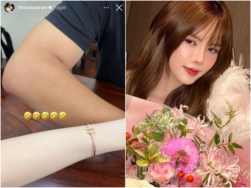 Trên Story Instagram, Thiều Bảo Trâm gây xôn xao khi đăng tải khung ảnh khoe tay cùng với một người đàn ông. Qua hình ảnh, nhiều người cho rằng cô nàng đang ẩn ý công khai nửa kia của mình sau khoảng thời gian dài độc thân.
