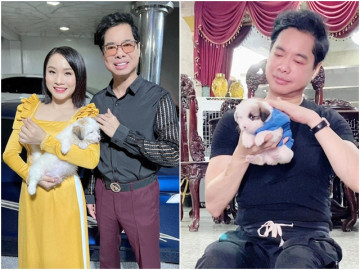 Ở biệt thự dát vàng, Ông hoàng nhạc sến trưng thứ cũ rích nhưng tiền tỷ không bán, đặt tên lãng mạn cho cún cưng