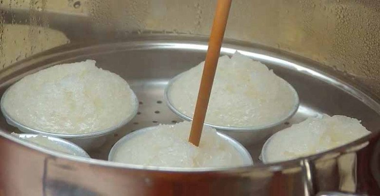Cách làm bánh bò rễ tre truyền thống bằng bột gạo không cần men nở vẫn xốp mềm - 6