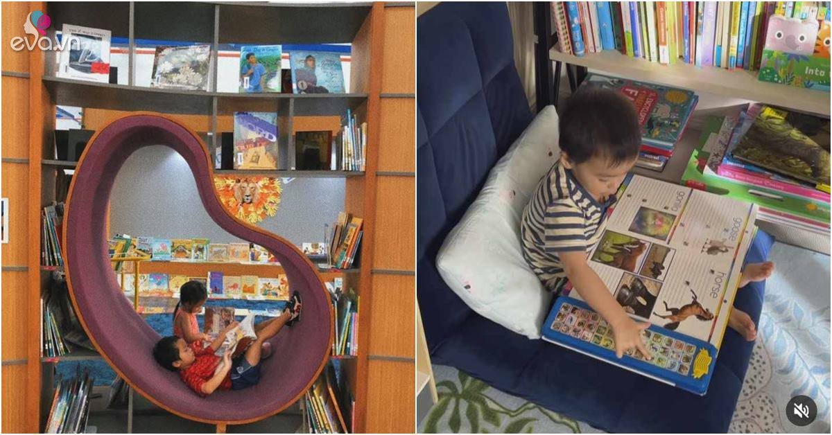 View - Con Tăng Thanh Hà thích đọc cuốn sách to hơn cả người, ngắm góc nhỏ trong biệt thự triệu đô mà mê