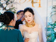 Tin tức - Cô dâu Nghệ An đeo vàng trĩu cổ, nhan sắc khiến nhiều người phải trầm trồ khen ngợi