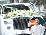 Giải trí - Cận cảnh chiếc Rolls Royce Phantom gần 50 tỷ Đoàn Văn Hậu đến đón cô dâu Doãn Hải My