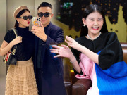 Thời trang - Lê Âu Ngân Anh khoe visual sáng trưng trước thềm lâm bồn, ăn mặc khéo léo chẳng giống mẹ bầu