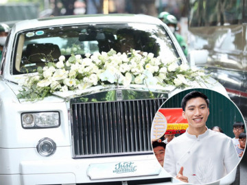 Cận cảnh chiếc Rolls Royce Phantom gần 50 tỷ Đoàn Văn Hậu đến đón cô dâu Doãn Hải My