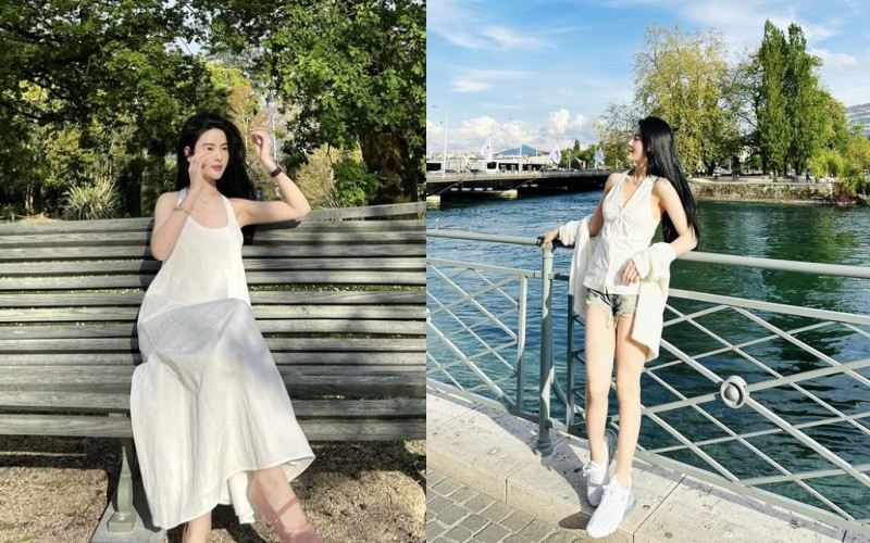 Chu Thanh Huyền có gu ăn mặc thời trang, đa dạng. Với nhan sắc 'sáng nước', hot girl sinh năm 1994 luôn biết cách tỏa sáng với những trang phục mình lựa chọn.
