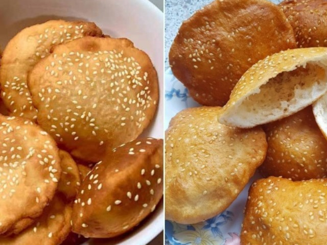 3 cách làm bánh tiêu với công thức bột chuẩn, bánh phồng vàng, thơm nức