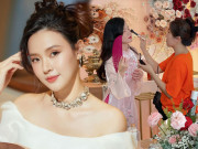 Thời trang - Midu bất ngờ mặc áo dài tại lễ ăn hỏi, cô giáo gây xao xuyến với nhan sắc tiên tử