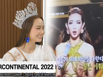 Tiếp nối Thùy Tiên, Á hậu cao nhất lịch sử nhan sắc Việt lên sóng đài Philippines, fans Việt bùng nổ tranh luận