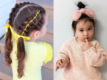 1001 kiểu tóc xinh xắn cho bé gái
