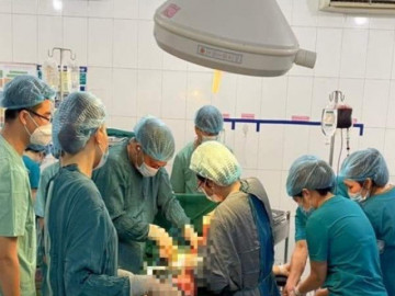 Bệnh viện kích hoạt báo động đỏ cứu thai phụ bị vỡ thai ngoài tử cung