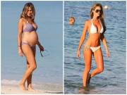 Bà bầu - Vóc dáng sau sinh nóng bỏng hơn thiếu nữ của các mỹ nhân là vợ cầu thủ