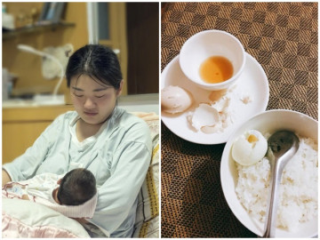 Mẹ chồng nấu cơm cữ cho con dâu, nhìn bữa cơm ai cũng phải khóc thét