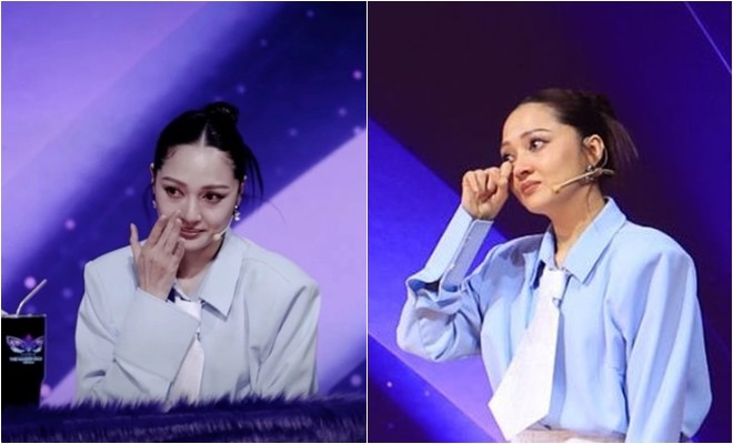 Bảo Anh liên tục khóc khi tham gia một show truyền hình khác gần đây.