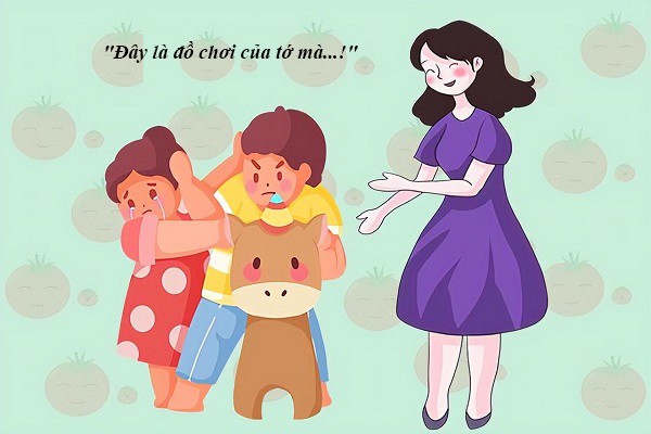 Nếu trẻ không được mẹ hướng dẫn, lâu dần không biết cách bảo vệ đồ vật của mình.