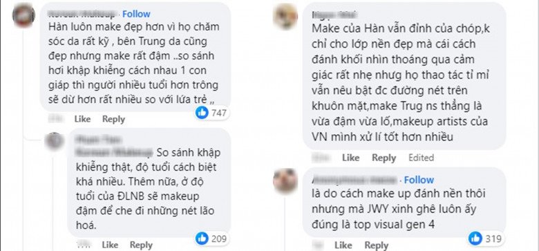 Việt Nam đang vào mùa Thu Đông khô hanh nên nhiều người tỏ ra khó chịu với style make-up của mỹ nhân Tân Cương.