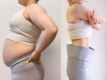 Cô gái giảm 30kg, eo gọt bớt 27cm trong một năm chỉ nhờ 3 quy tắc, không cần nhịn ăn