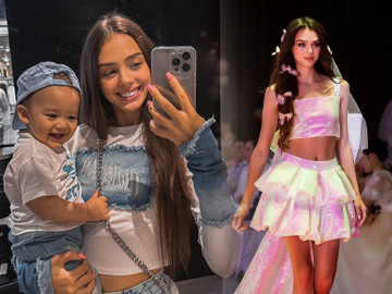 Vợ Tây thủ môn Bùi Tiến Dũng sáng sớm đã khoe thành quả body, gái 1 con trông mòn con mắt