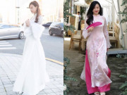 Thời trang - Cô giáo đình đám giới học đường mặc áo dài ngày 20/11, nhìn qua cứ ngỡ là cô dâu