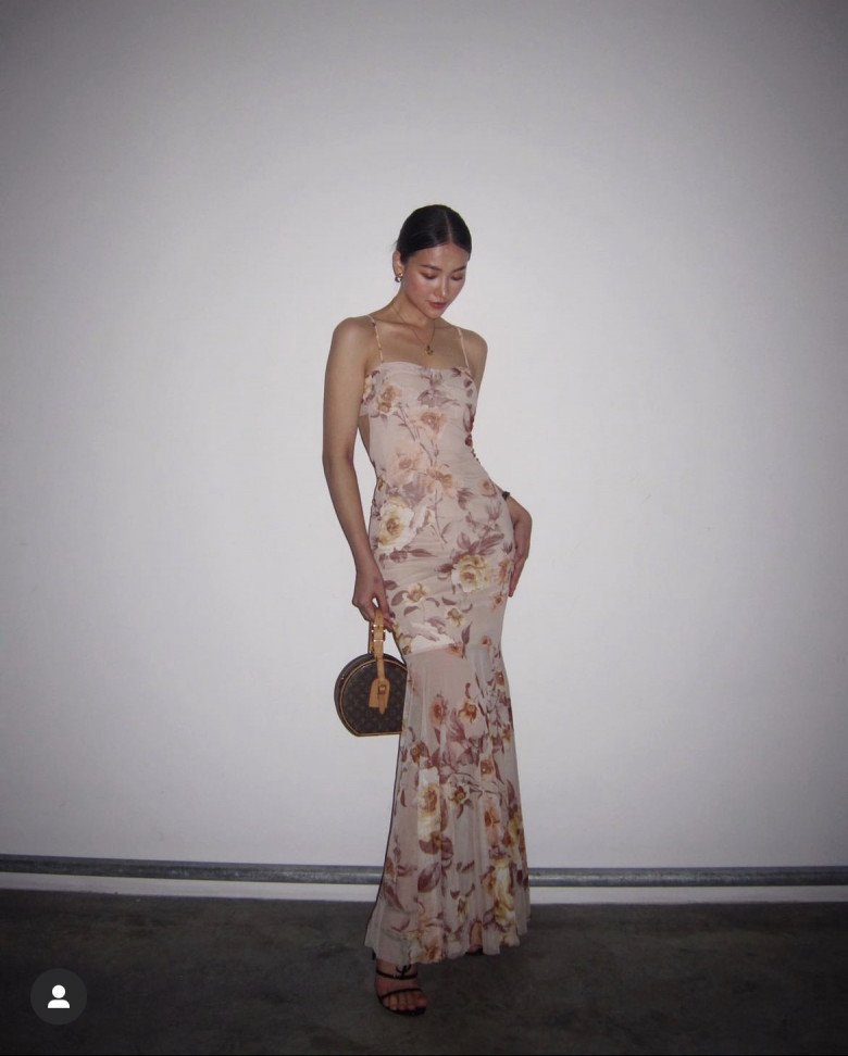 Hoa hậu Bến Tre là bạn thân Hà Tăng đi ăn cưới mặc đơn giản mà sang, đứng cạnh ngọc nữ không bị dìm - 13