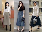Thời trang - 5 cách phối đồ với chân váy dài sành điệu, thanh lịch mà không lỗi mốt