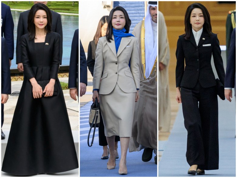 Đệ nhất phu nhân Hàn Quốc không lép vế Kate Middleton, phong cách nền nã, nhìn xuống chân càng nể - 13