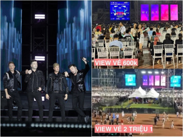 Đêm nhạc Westlife hút 15.000 người: Nhiều khán giả bức xúc vì vé 4 triệu thua xa vé 600 nghìn