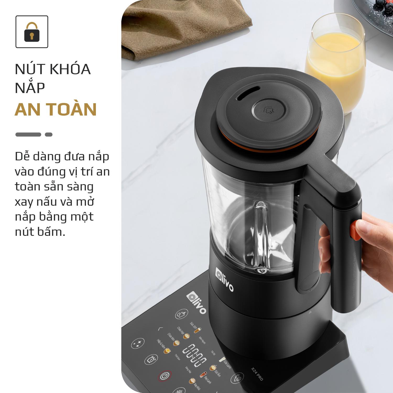 Thương hiệu OLIVO ra mắt dòng máy làm sữa hạt OLIVO X24 PRO thế hệ mới 2024 - 2