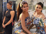 Thời trang - Mẹ con nhà tỷ phú Johnathan Hạnh Nguyễn đọ style với Lương Thùy Linh, "chặt" cỡ này làm Hoa hậu áp lực