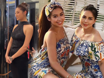 Mẹ con nhà tỷ phú Johnathan Hạnh Nguyễn đọ style với Lương Thùy Linh, chặt cỡ này làm Hoa hậu áp lực