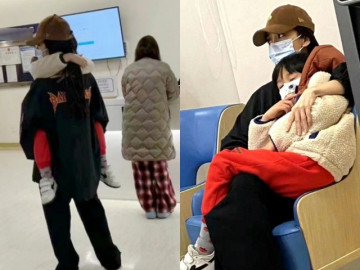Ngôi sao 24/7: Angelababy bịt mặt kín mít, mệt mỏi ngồi ôm con trai trong bệnh viện lúc nửa đêm