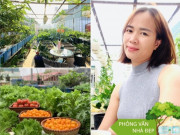 Nhà đẹp - Mẹ đảm Hà Nội mát tay xây vườn trên sân thượng, có vụ thu hoạch cả trăm cân dưa lưới