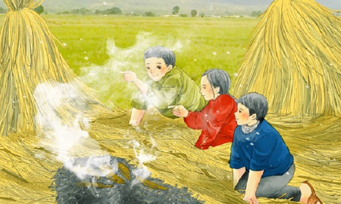 Truyện cổ tích: Ba bó rơm nếp