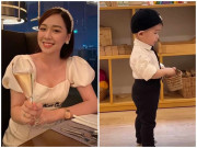 Làm mẹ - Con trai mỹ nhân Hoa hậu Việt Nam được cô khen mặc đẹp nhất lớp, diện mạo bố cũng không tầm thường