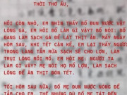 Làm mẹ - Bài văn kể về kỷ niệm "thoát chết" của cậu bé tiểu học khiến người xem được trận cười vật vã
