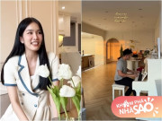 Nhà đẹp - Á hậu kiêm BTV Thời sự lấy chồng Tiến sĩ sống trong cơ ngơi mới đẹp xinh, đến cả nhà vệ sinh cũng "thơ"