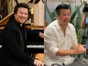 Thanh Bùi xuất hiện với nhiều vết chân chim hằn trên khuôn mặt, trả lời câu hỏi: "Thời gian qua có ổn không?"