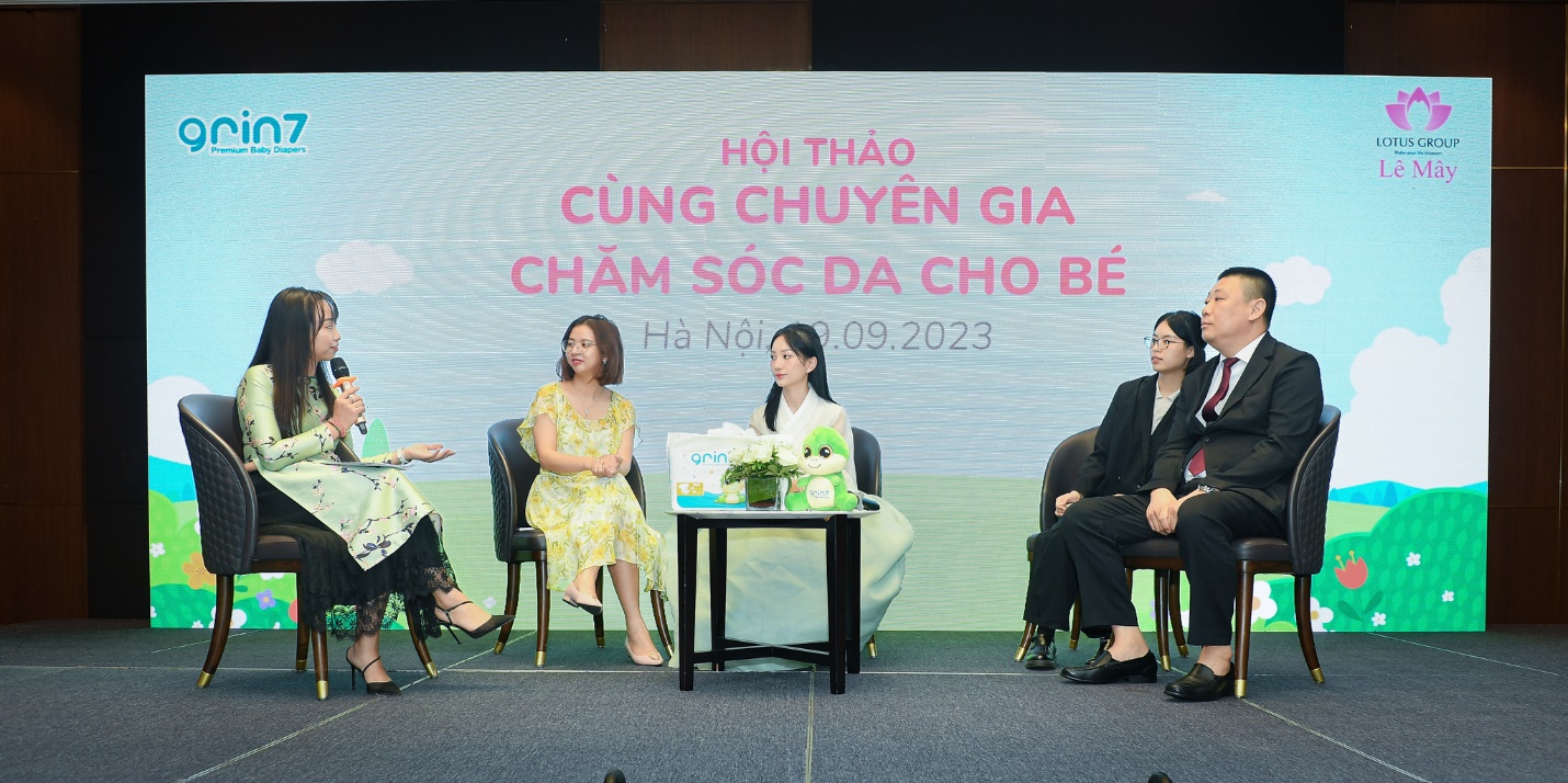 Ths.Bs. Đoàn Thị Lan, Chuyên khoa Nhi Bệnh viện Đa khoa Quốc tế Bảo Sơn chia sẻ trong hội thảo “Cùng chuyên gia chăm sóc da cho bé”