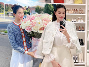 Thời trang - Hoa hậu rời showbiz sang Mỹ làm bà chủ bán hoa, đi làm ăn mặc "nức mùi tiền"